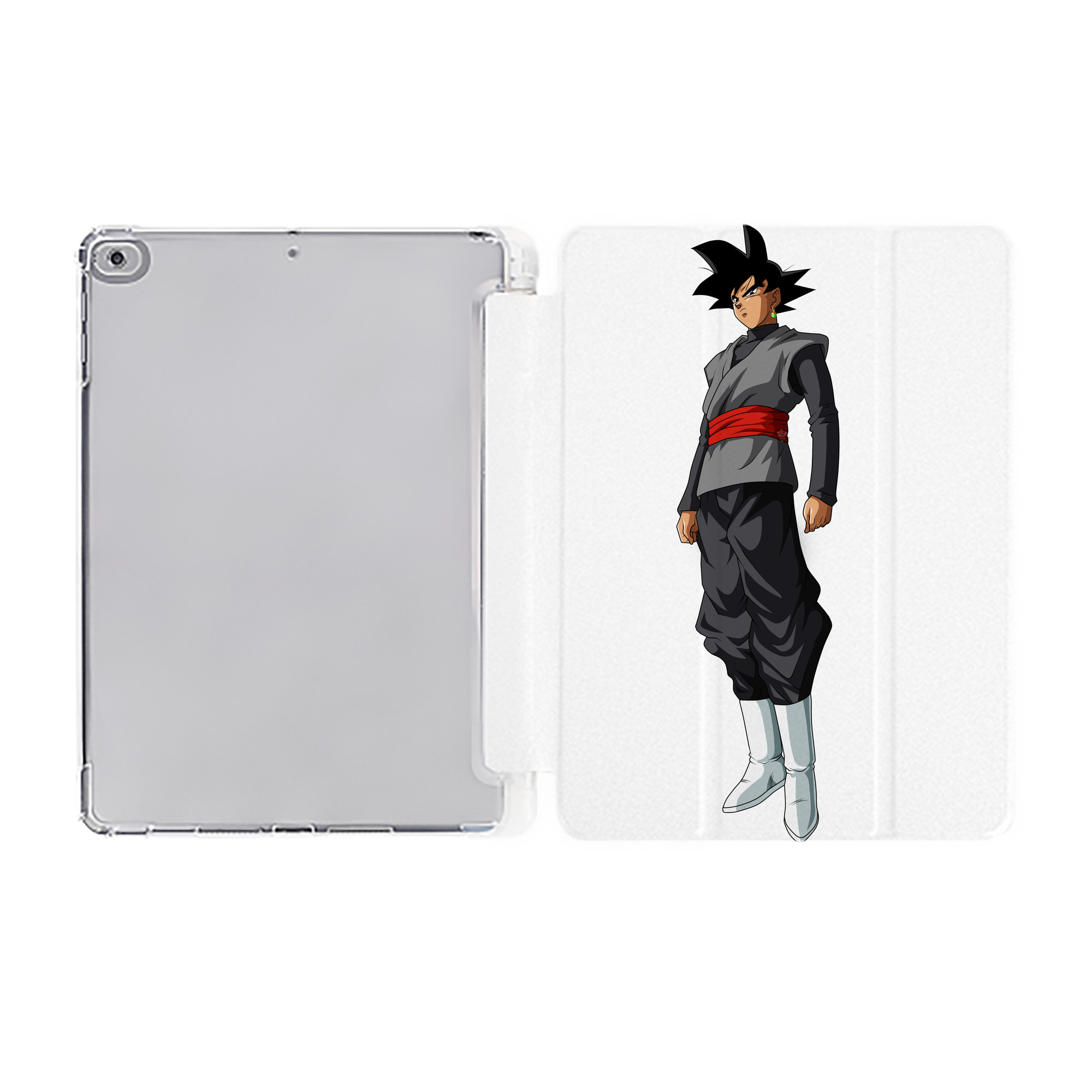 （画像用） ドラゴンボール ベジータ四世（Bejīta Yonsei）DRAGON BALL Vegeta IV IPad ケース ペン収納付き 三つ折りスタンド PUレザー×シリコン 対応機種9.5/10.5/10.9インチ